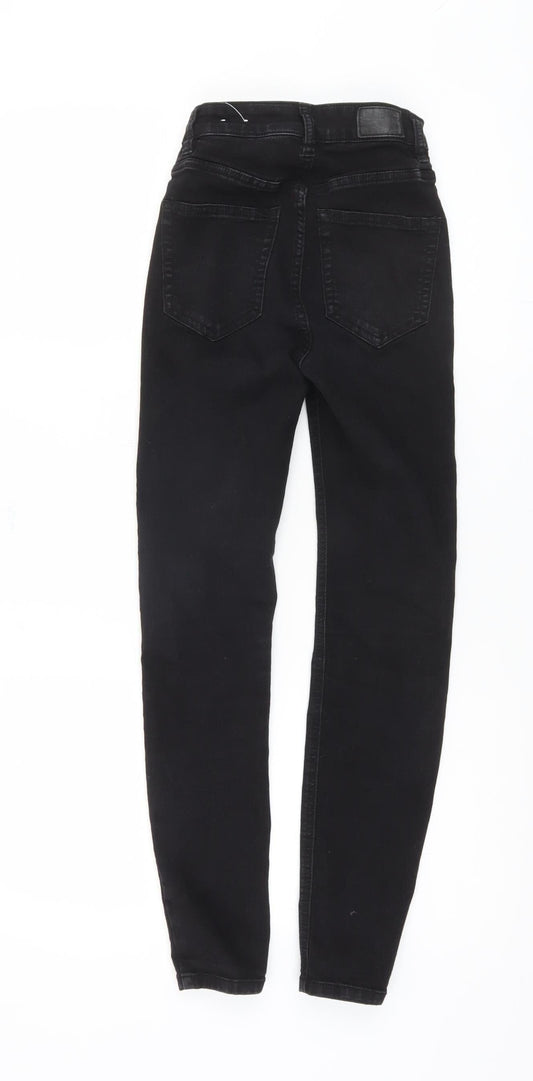 Pull&Bear Women's Black Skinny Jeans Size 6