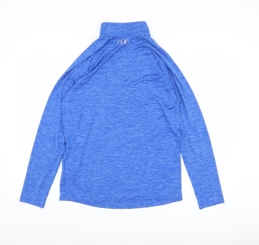 Under Armour Men's Blue 1/4 Zip Sports Sweatshirt S