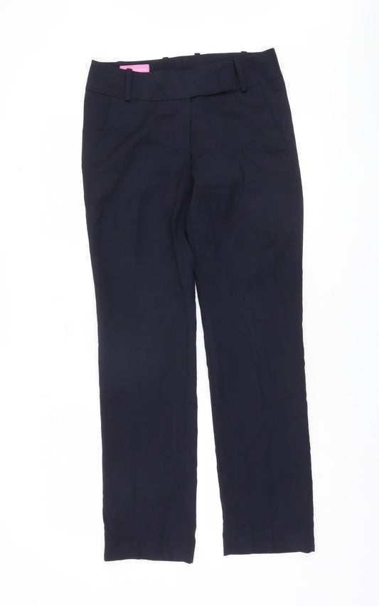 Womens UK Size 8 Brook Taverner Regular Fit WorkwearFormal Blue Trousers