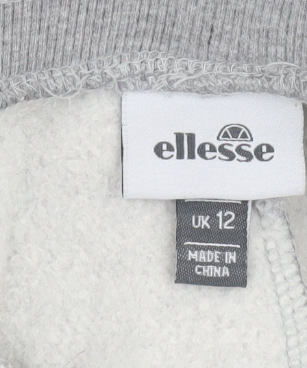 Ellesse Women's Grey Joggers Size 12 Casual Wear