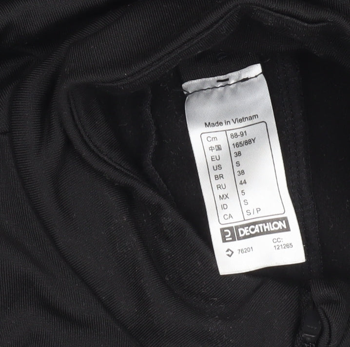 Decathlon Women's Black Pullover Athletic Top Size 10