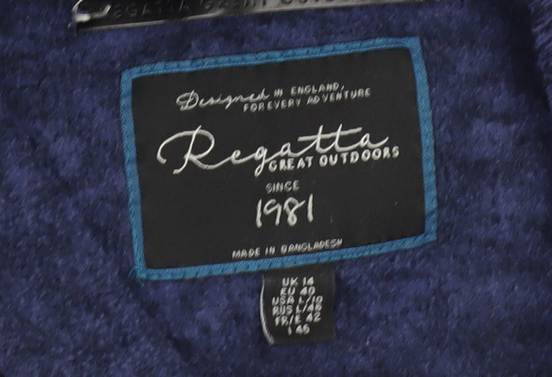 Regatta Women's Blue Pullover Hoodie Size 14