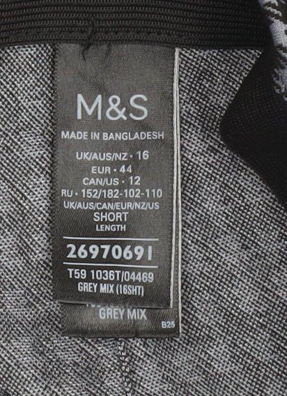 Womens UK Size 16 Marks and Spencer Grey Trousers