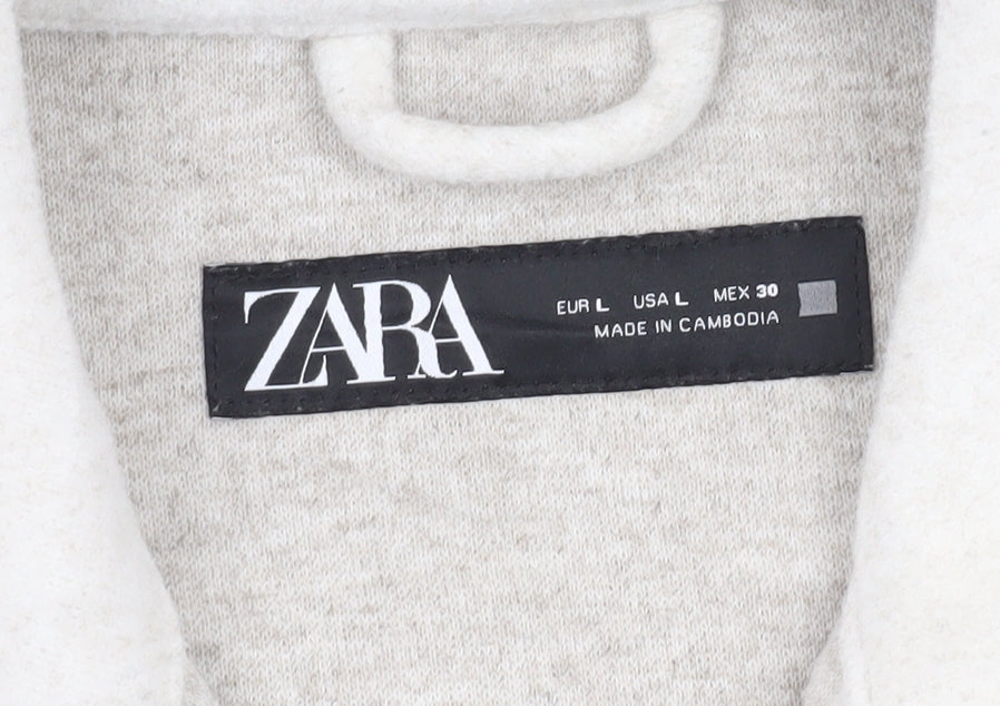 Womens UK Size 12 Zara Grey Basic Jacket