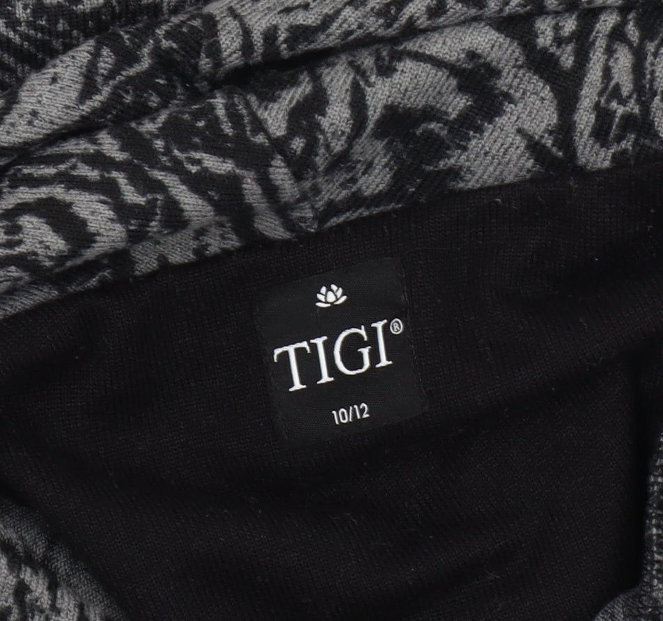 Womens UK Size 10 TIGI Grey Pullover Jumper