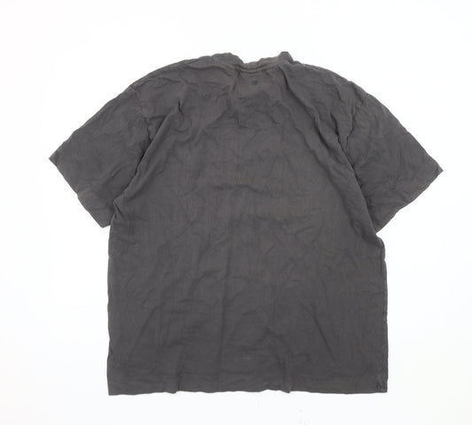 Mens UK Size XL COLLUSION Black T-Shirt