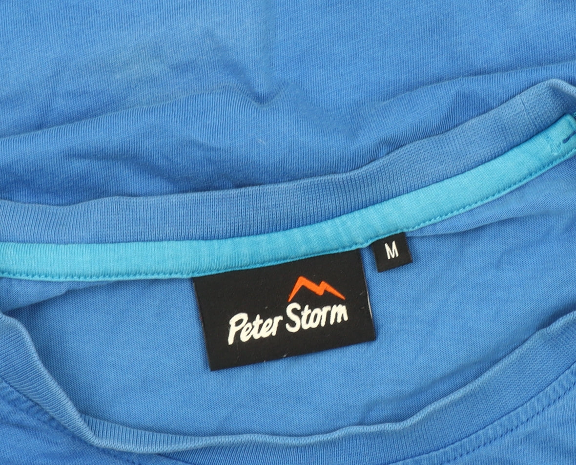 Peter Storm Men's Blue Cycling Evolution T-Shirt, M