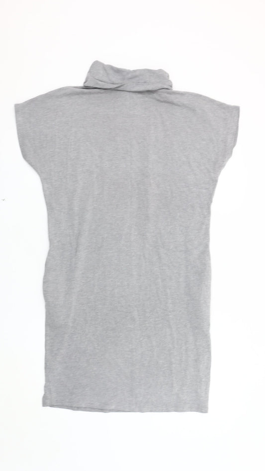 Warehouse Women Grey Jersey Dress Size 10