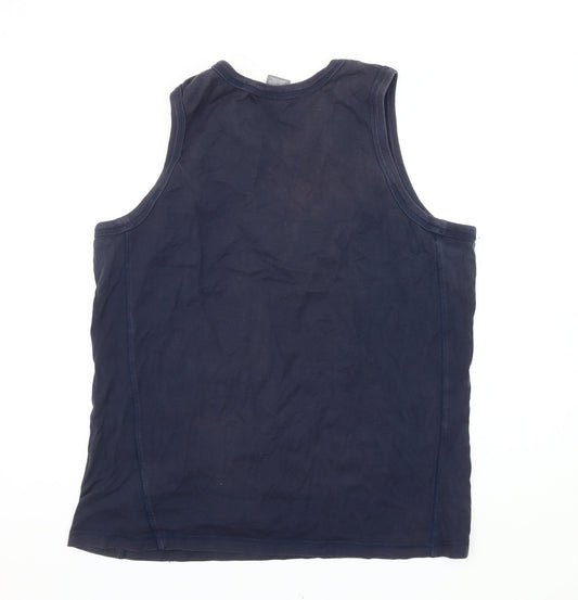 Nike Men's Blue XL Tank for Gym Training