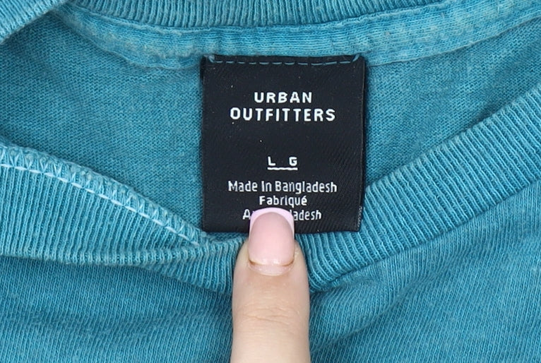 Urban Outfitters Men’s Blue Graphic Print T-Shirt L