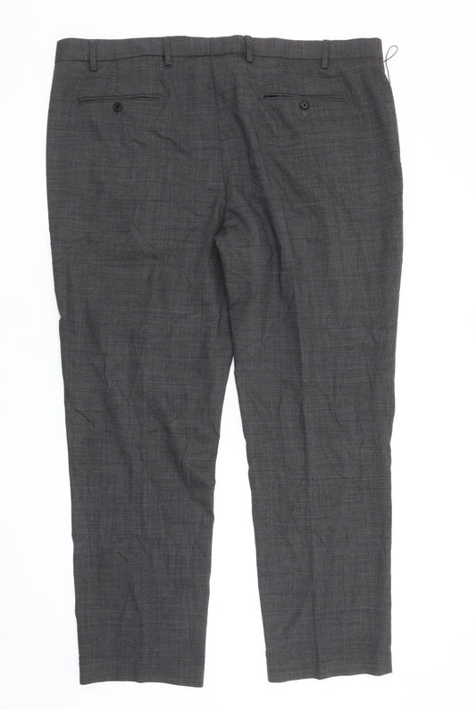 Marks and Spencer Men’s Grey Dress Pants, 44 REG