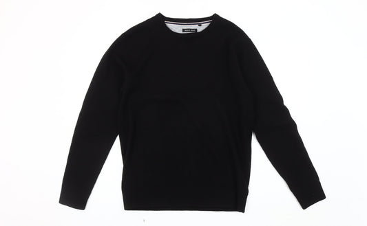 Mens UK Size L Brave Soul Black Pullover Jumper
