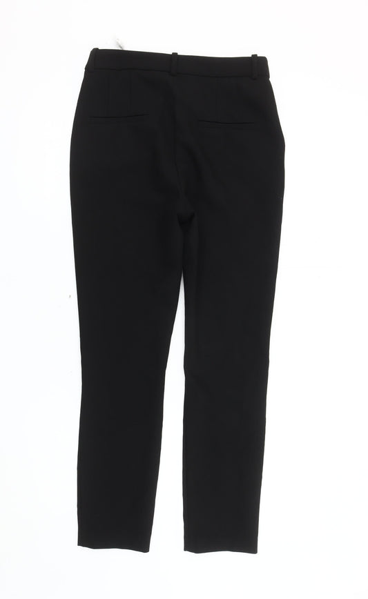 Zara Black Slim Trousers for Unisex Adults