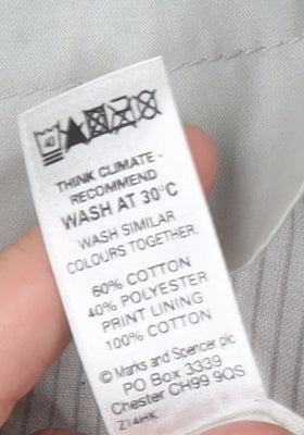 Womens UK Size 10 Marks and Spencer Grey Basic Jacket