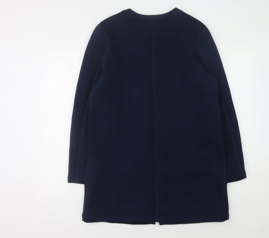 Womens UK Size M Steve Madden Blue Basic Jacket