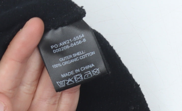 Hush Women's Black Joggers S Cotton Relaxed Fit