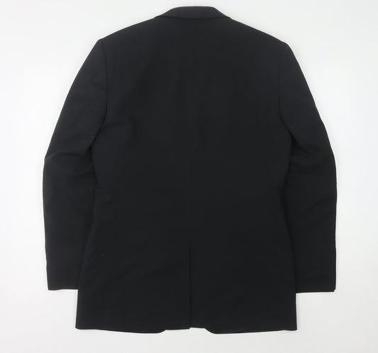 Mens UK Size 36 Burton Regular Black Suit Jacket