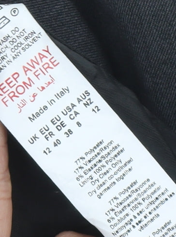 PrettyLittleThing Women's Black Blazer Size 12