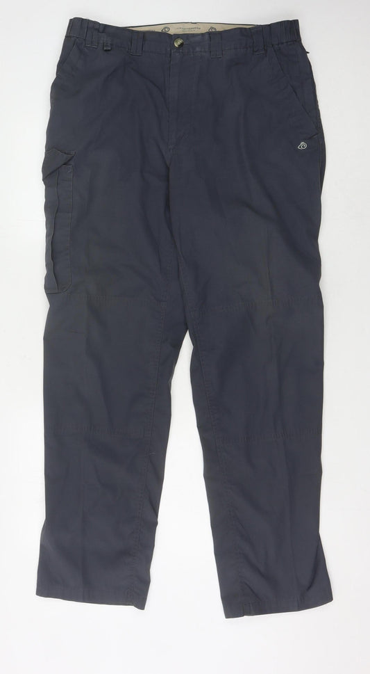 Craghoppers Men's Blue Walking Trousers, Size L