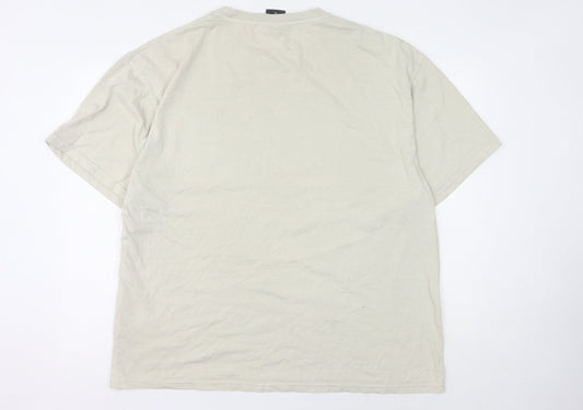 Urban Outfitters Men's Beige XL Short Sleeve T-Shirt