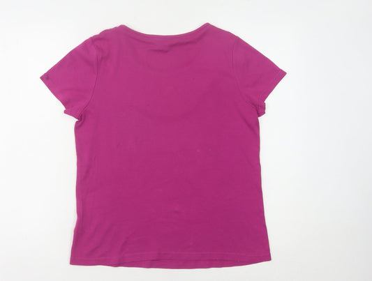 Maine New England Pink Women's Size 14 Basic T-Shirt