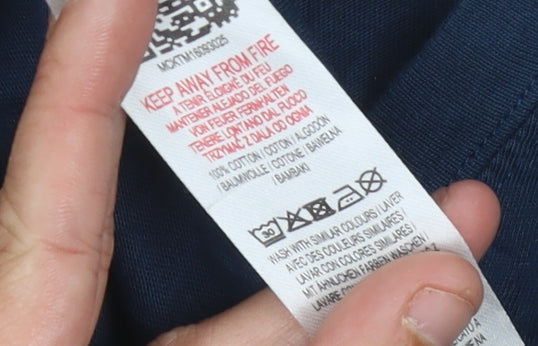 McKenzie Men's Blue XL Short Sleeve T-Shirt