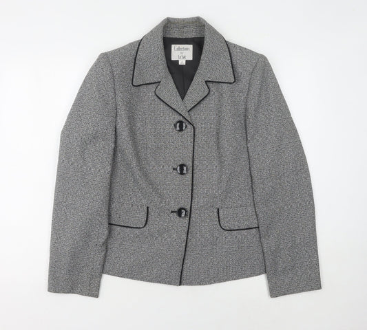 Le Suit Women's Grey Suit Jacket Size 12