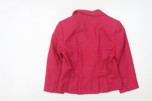 Next Women's Pink Suit Jacket Size 8R - Classic Fit