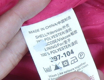 Next Women's Pink Suit Jacket Size 8R - Classic Fit