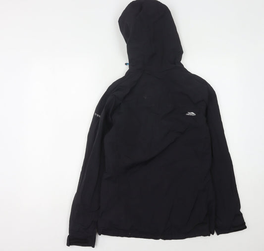Mens UK Size XS Trespass Black Rain Coat