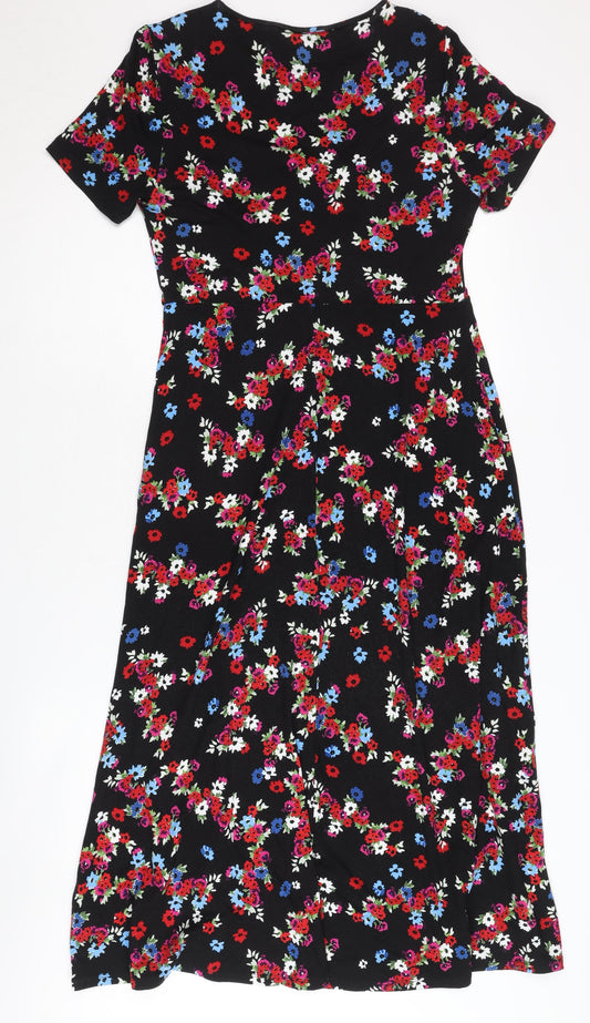 Dorothy Perkins Floral Dress UK 12 Women Multicoloured