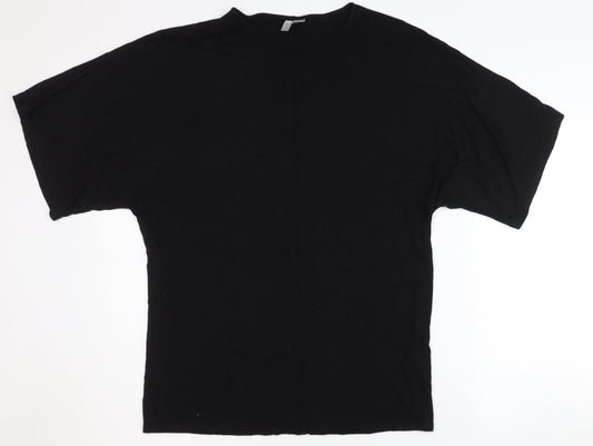 Womens UK Size 10 ASOS Black T-Shirt