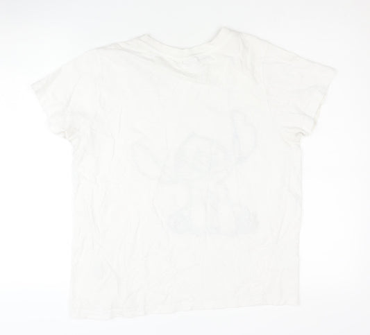 Womens UK Size S Disney White T-Shirt