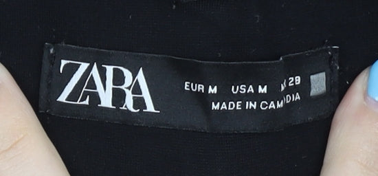Womens UK Size M Zara Black Trousers