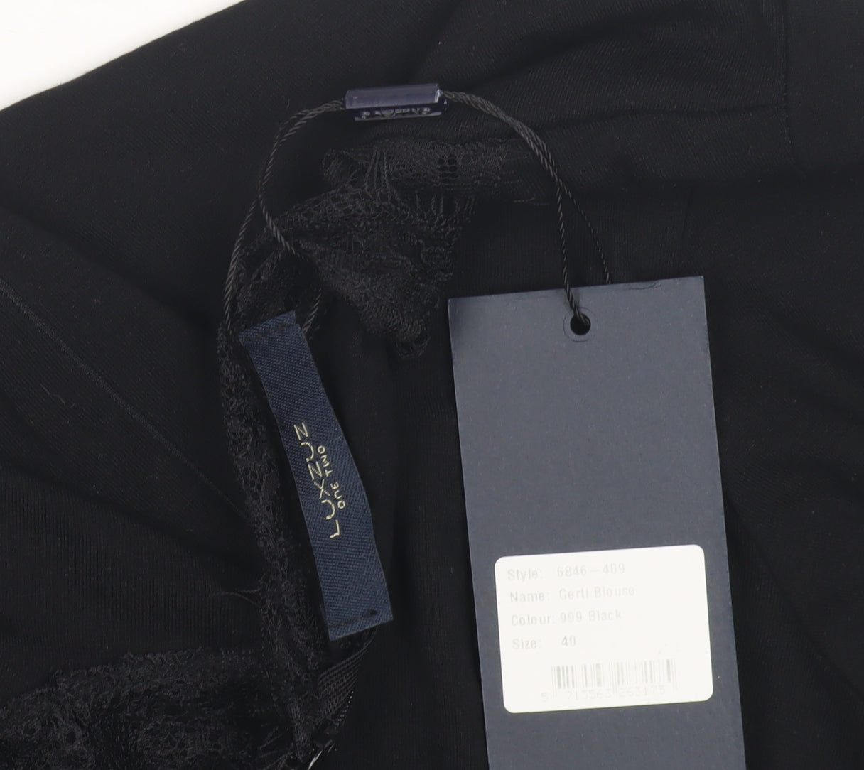 Luxuz Women's Black Lace Blouse Size 12