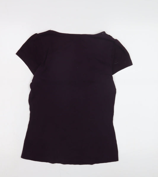 Womens UK Size 10 RJR John Rocha Purple Basic T-Shirt