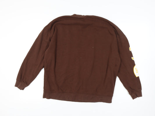 H&M Unisex Brown UCLA Sweatshirt - Medium