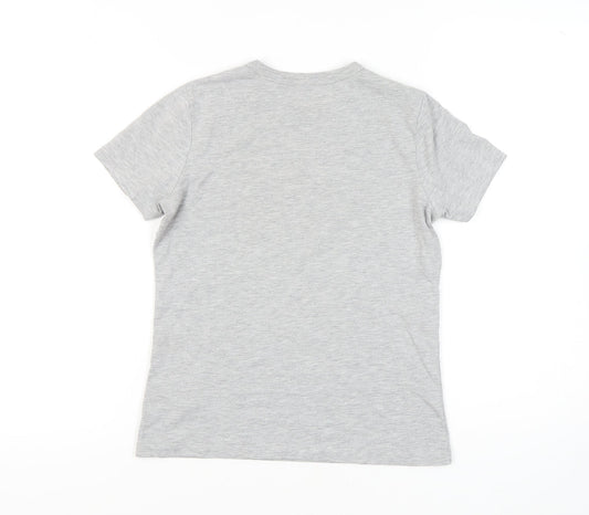 Womens UK Size XS Jigsaw Grey Basic T-Shirt