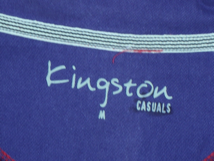 Kingston Casuals Men Red M 1/4 Zip Sweater