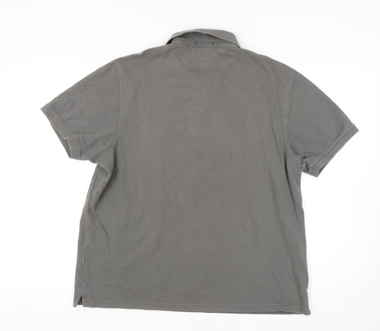 Jack Wills Grey Classic Fit Men's 2XL Polo Shirt