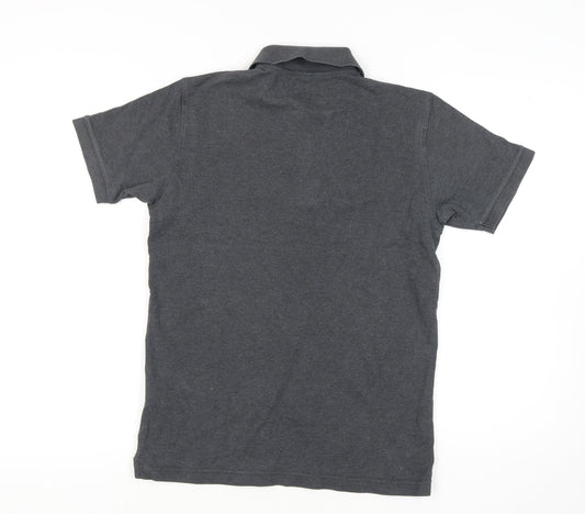 Uniqlo Men's Black Polo Shirt, Size S - Casual Knit