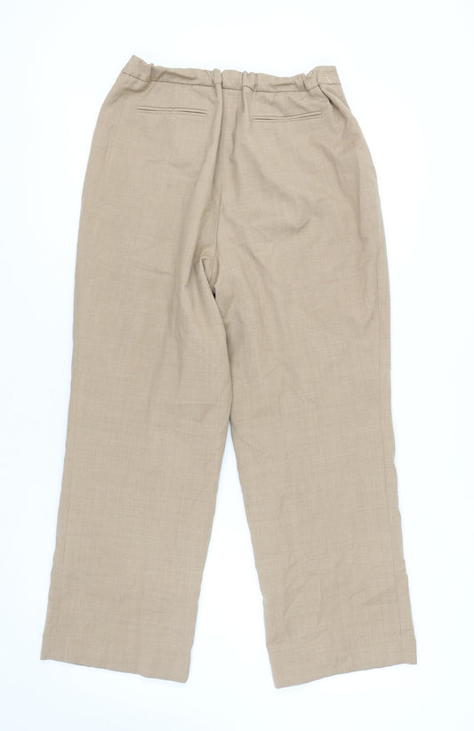 Womens UK Size 14 Viyella Beige Trousers