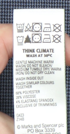 Marks and Spencer Men's Blue Trousers, Size 50, New