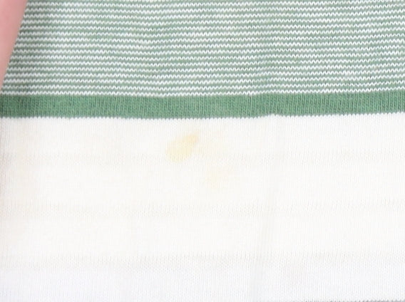 St. George by Duffer Men's Green Striped Polo M