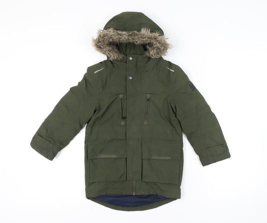 Regatta Girls' Green Parka Coat, Size 6, Winter Wear