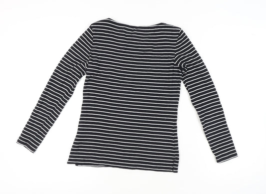 Womens UK Size M TOM TAILOR Black T-Shirt