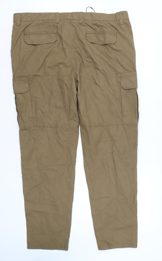 Marks and Spencer Men's Brown Cargo Trousers Size 44
