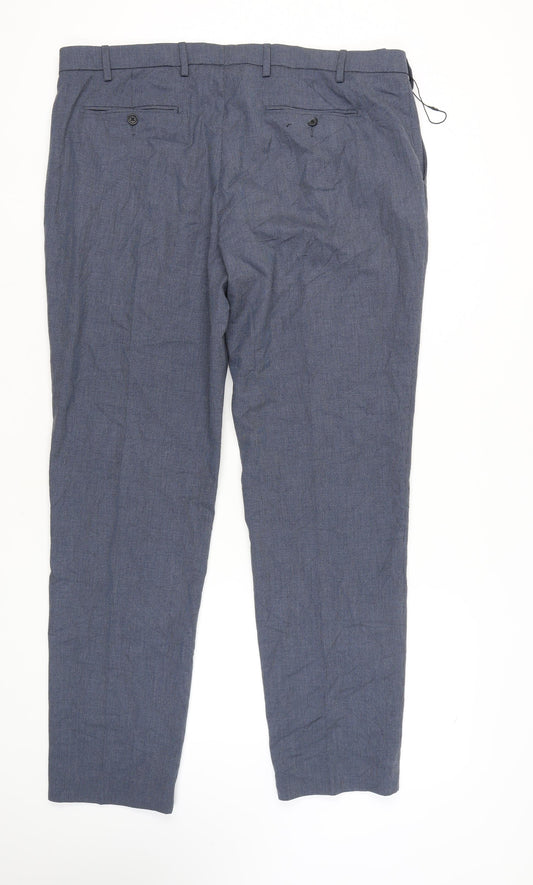 Marks and Spencer Men's Blue Trousers, 42