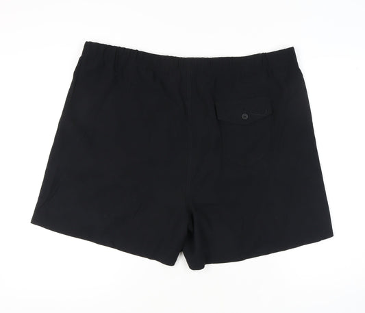 Marks and Spencer Women's Black Shorts, Size 24, Polyester