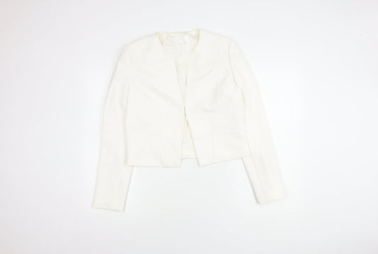 Hugo Boss Women's White Suit Jacket, UK 10, Lined